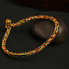 Handmade 800 Silver Bead Braided String Bracelet