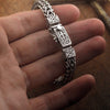 Retro Woven Copper Bracelet with Ornate Clasp