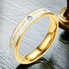 Stainless Steel Couple Rings with Great Wall or Love Pattern