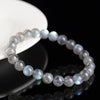 Moonstone Beads Bracelet Blue Flash Labradorite