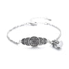 Five Emperor Coins Money Bag Bracelet, Vintage Copper