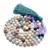 Natural Stone 108 Beads Necklace Yoga Meditation Mala