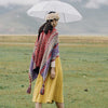 Tibetan Shawl Warm Cloak Tibetan Tassel Scarf