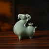 Ceramic Goat Figurine Chinese Zodiac Home Decor