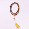 Dunhuang Color Bodhi Seed 108 Bead Mala Bracelet