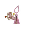 Song Brocade Tassel Keychain with Lucky Charms