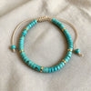 Natural Stone Spacer Bead Bracelet