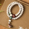 Star Moon Bodhi Seed Lotus Jade Double Wrap Bracelet