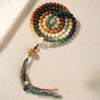 Bodhi Seed Mala Bracelet 108 Beads Lotus Dzi Charm