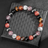 Tiger Eye and Citrine Bead Bracelet for Strength