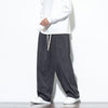 Men's Corduroy Drawstring Pants with Pockets
