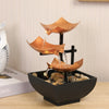 Desktop Water Fountain, Stainless Steel Cascading Decor