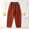 Women's Harem Pants, Thickened Cotton Blend Winter Trousers