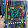 Ethnic Embroidered Canvas Crossbody Bag