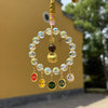 Lucky Koi Fish Five God Of Wealth Prosperity Hanging Decoration