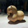 Wooden Horse Keychain Phone Charm Car Hanging Ornament