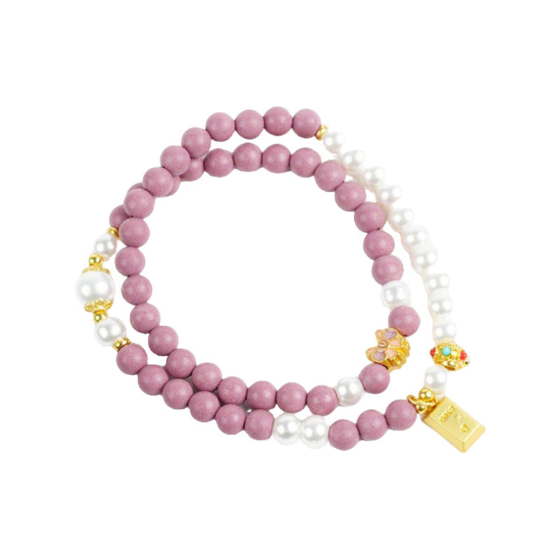 Handmade Incense Bead Bracelet, 8mm Round Beads
