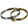 Titanium Steel Blessing Bracelet Bangle with Medicine Buddha Mantra