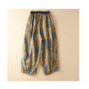 Women's Harem Pants Retro Casual Chinese Frog-Button Design With Pockets