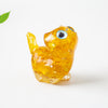 Crystal Chip Resin Cat Figurine Desktop Ornament