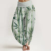 Cotton Women's Harem Pants with Digital Print Designs