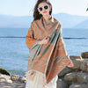Tibetan Shawl Paisley Wrap Scarf