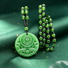 Dragon Jade Yin Yang Balance Necklace String Pendant