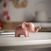 Small Ceramic Elephant Home Tea Pet Figurine Desk Decoration