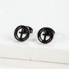 Stainless Steel Asymmetric Stud Earrings