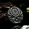 Dragon Jade Yin Yang Balance Necklace String Pendant