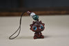 Chinese Zodiac Wood Carving Keychain and Phone Charm