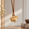 Copper Horse Pendant Necklace, New Chinese Style