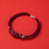 Pixiu Cinnabar Wealth Luck Braided Bracelet