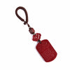 Cinnabar Keychain with Traditional Chinese Motifs