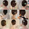 Flower Leaf Pearl Peace Tassel Hairpin