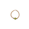 Handmade Crystal Open Ring with Gold-Tone Wire