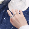 Six True Words Calm Wisdom Ring Copper Adjustable