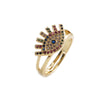 Evil Eye Protection Blessing Copper Ring