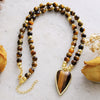 Labradorite Support Beaded Necklace Pendant