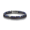 Natural Stone Bead Bracelet with Magnetic Clasp