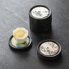 Ceramic Tea Coaster, Round Absorbent Cup Mat
