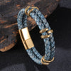 Braided Leather Dragon Bracelet for Men and Women