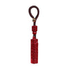 Cinnabar Shurangama Mantra Pendant Necklace with Coffee Cord