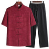 Men's Meditation Cloth Chinese Style Tang Suit Set