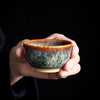 Jian Zhan Tea Cup with Chinese Zodiac Pattern, Ceramic Kung Fu Teacup