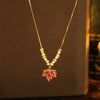 Red Maple Leaf Copper Necklace or Earrings