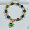 Purple Beaded Charm Bracelet with Pixiu, Fox or Heart