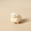 Wooden Sheep Keychain with Beads and Mantra