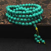 Tibetan Turquoise Mala Bracelet 108 Beads Handmade