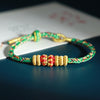 Chinese Zodiac Guardian Deity Bracelet, Hand-Woven Cord